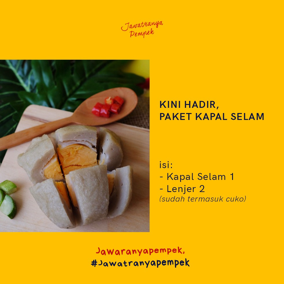 

Pempek Belida - Paket Kapal Selam