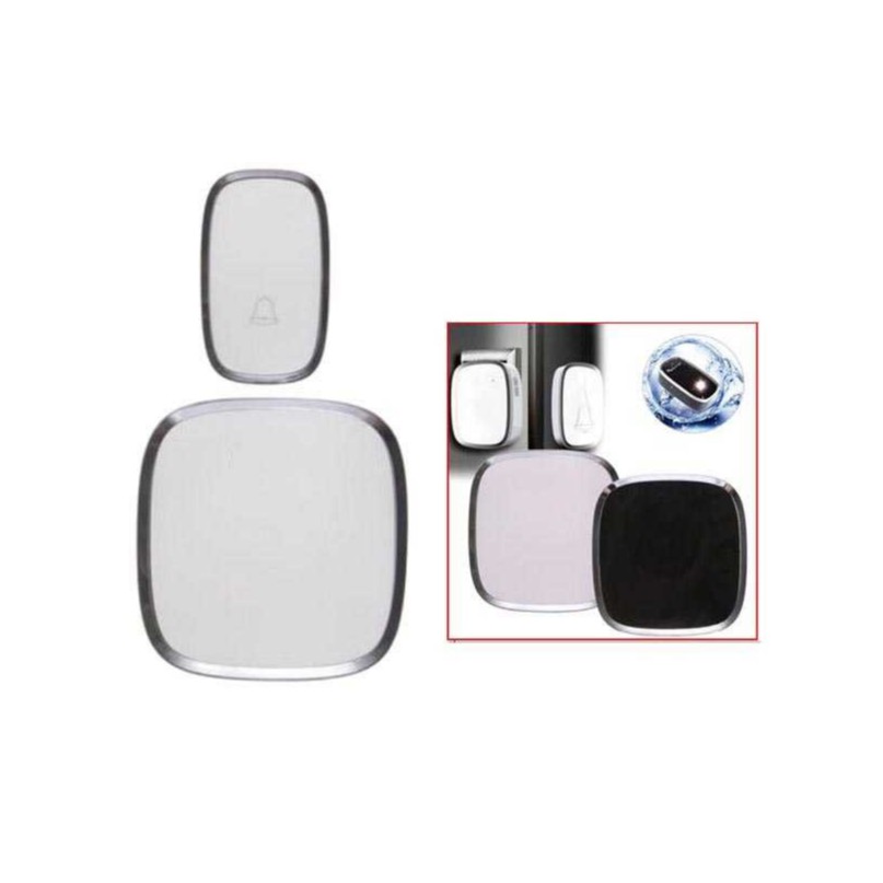 Bel Rumah Wireless Door Bell Waterproof Pintu 1 Receiver 36 Nada