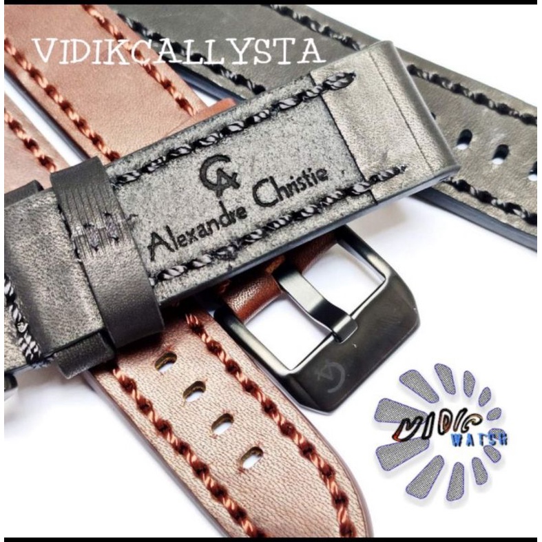 Original Strap tali jam tangan kulit Original AC Expedition 22mm 24mm 22 24 AC Expedition Genuine Leather