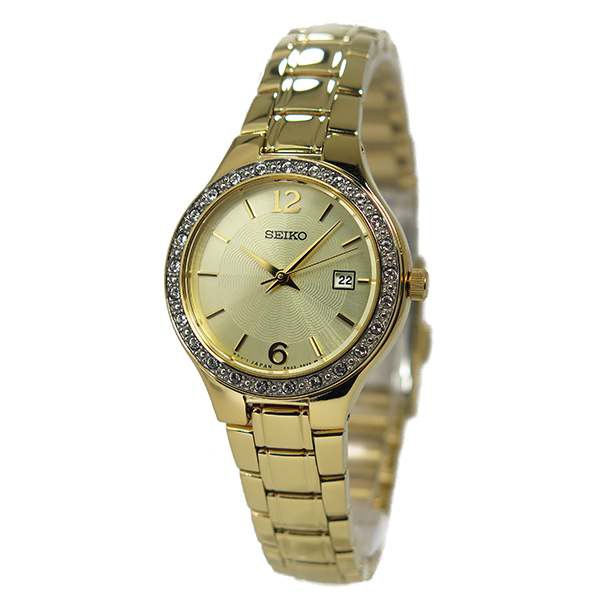 Seiko Ladies SUR782P1 Quartz Gold Polished | Jam Wanita SUR 782