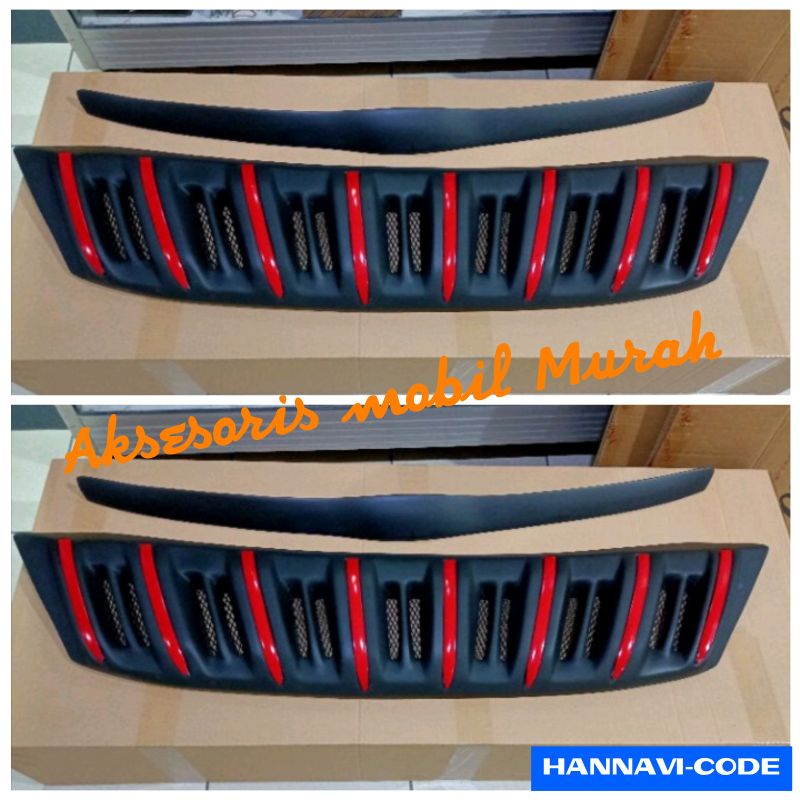 Grill innova lama 2004 2005 2006 2007 2008 2009 model prado list merah