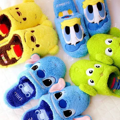 SANDAL RUMAH ALIEN LITTLE GREEN MAN BEBEK DONALD DUCK LILO STITCH WINNIE THE POOH TSUM TSUM