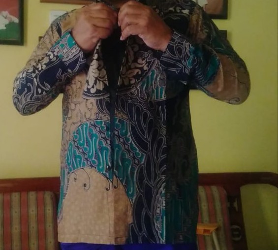 Kemeja Batik Pria Lengan Panjang Size M L Xl Bswart Batik Hrb026 Kenango Hem Panjang Padi