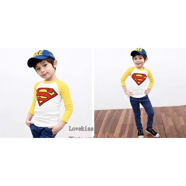 atasan kids / atasan anak laki laki / atasan superman