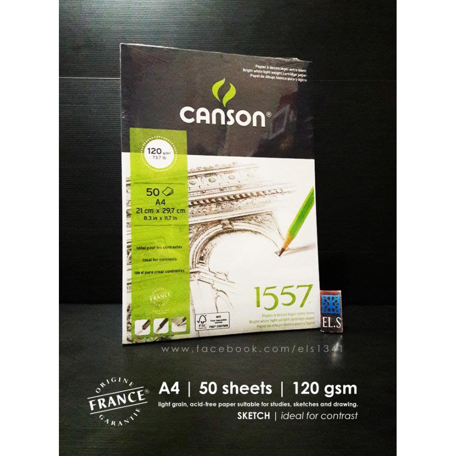 

Gilaa!!! Canson 1557 Sketch Pad A4 - Dessin Ja Berkualitas