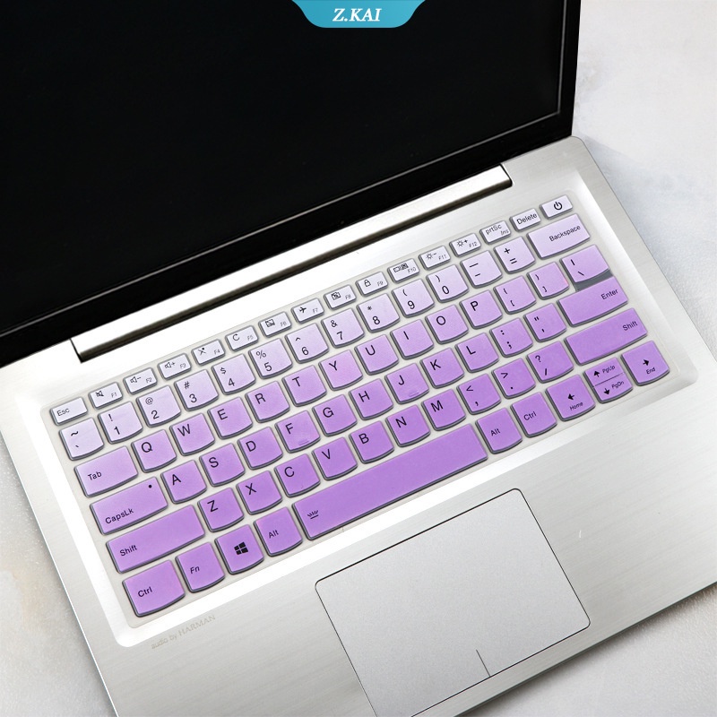 Casing Soft Case Silikon Motif Huruf Inggris + Keyboard Anti Air Untuk Lenovo Ideapad 320 / 330 15.6 &quot;