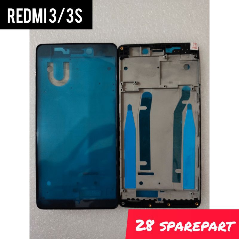 FRAME LCD / DUDUKAN LCD TULANG TENGAH XIAOMI REDMI 3 / 3S / 3PRO ORIGINAL