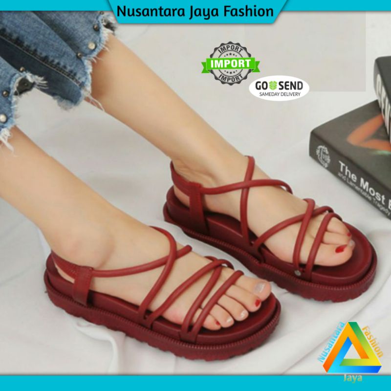 TERLARIS Sandal Gladiator Wanita - Sendal Gunung Kekinian - Sandal Balance 1990 1991