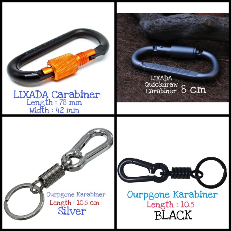 Carabiner Gantungan Kunci karabiner Key