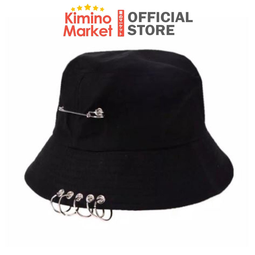 Topi Bucket Hat Ring BTS ARMY Hat Korean Style K-Pop