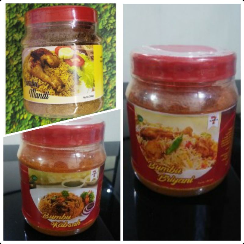 

Bumbu Nasi Kabsah Briyani dan Mandhi 200 Gram Kabsa Rice Seasoning Mandi Kabsaa Biryani Nasi Arab India