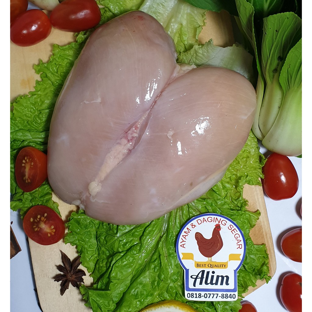 

Dada Polos Tanpa Kulit 1KG (Skinless Chicken Breast)