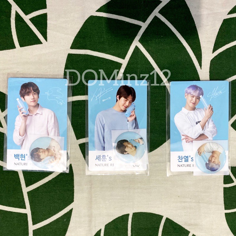 EXO OFFICIAL PC+STICKER NATURE REPUBLIC