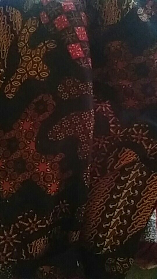 Bswart Batik Hrb026 Kenongo Hem Panjang Padi Pekalongan M L Xl Batik Pria Murah Modern Grosir