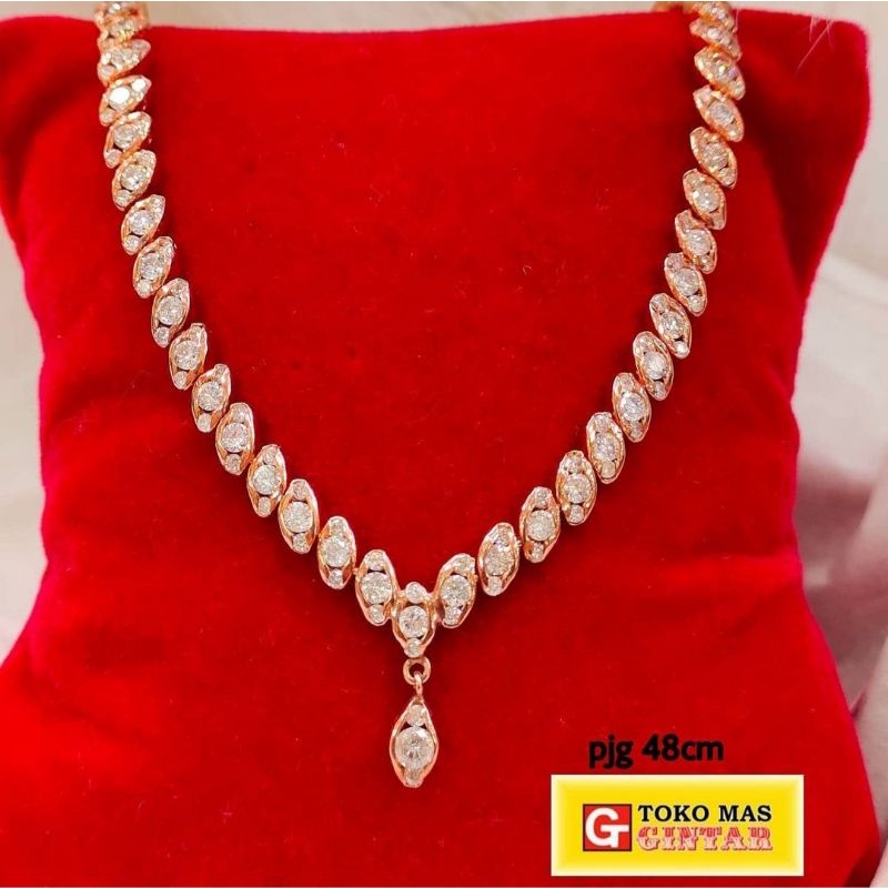 Tura model padi mata berlian 50%