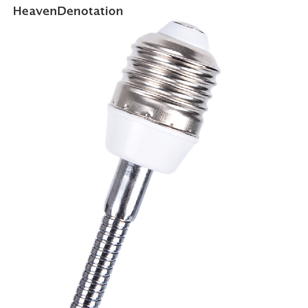 [HeavenDenotation] 30cm Lamp Extender Flexible Extension Adapter E27 To E27 Light Bulb Lamp Holder