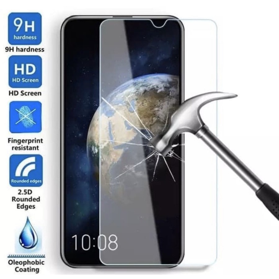 Realme C1 / C2 / C3 / C30 Tempered Glass Clear Anti Gores Kaca Bening