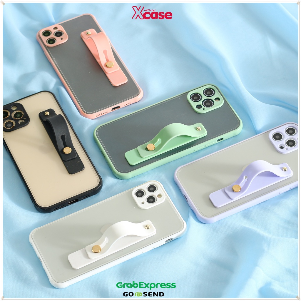 SOFTCASE FOR IPHONE 6 7 8 + X XS XR 11 12 MINI PRO MAX -  STRAP SILICONE CASE CAMPRO