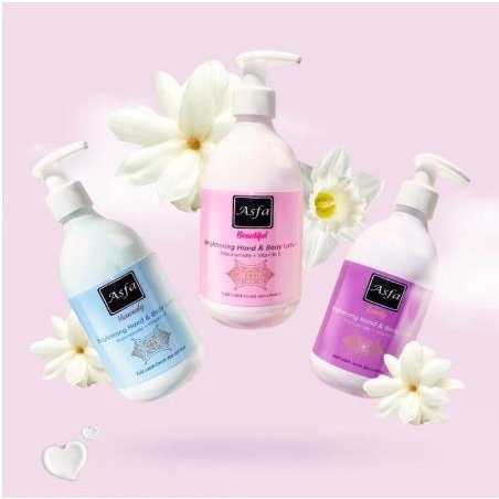 * NCC * ASFA Beauty Hand Body Lotion Brightening HBL with Niacinamide dan Vitamin E - Netto 300 ml