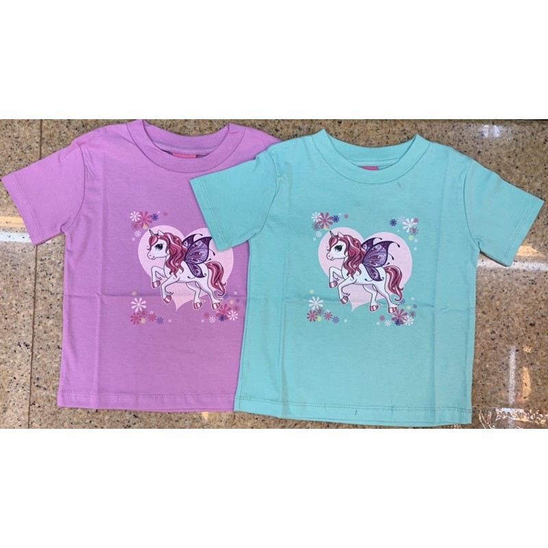 Kaos Oblong Anak Perempuan Sablon Digital Unicorn Pony Halus Casual