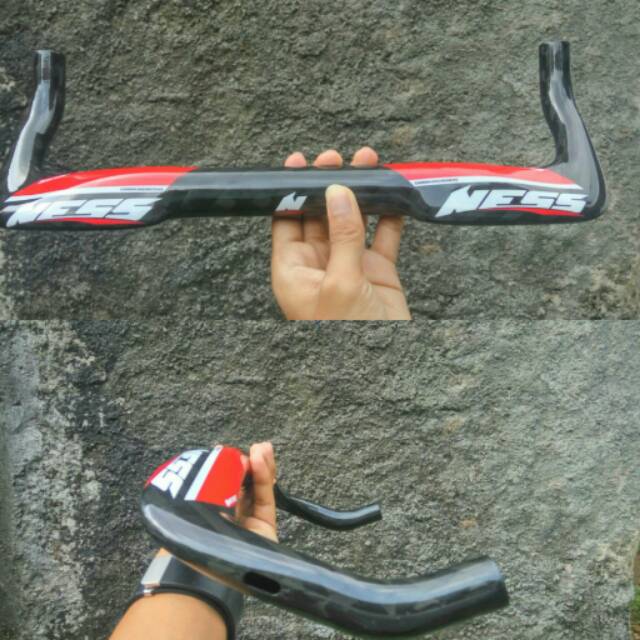 bullhorn full carbon ness os 420mm ringan