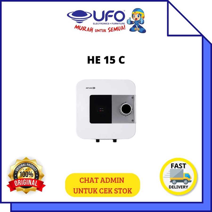 ARTUGO WATER HEATER LISTRIK 15 LITER HE15C
