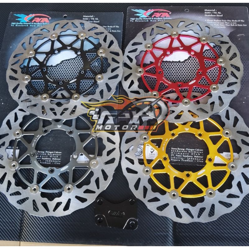DISC PIRINGAN CAKRAM DEPAN VIXION PSM 300MM FLOATING TITANIUM