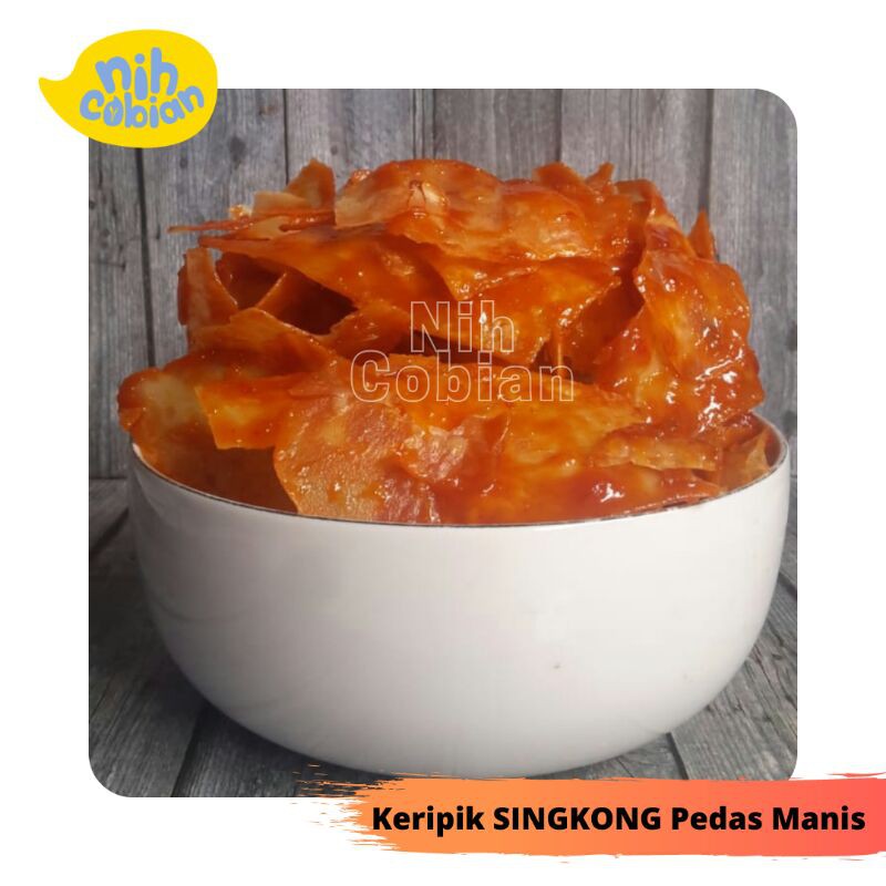 

Keripik Singkong Pedas Manis isi 250 gr