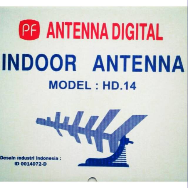PF Antena Dalam Digital | Antena Dalam PF | Antena Dalam PF HD-14 | Antena Indoor PF HD 14