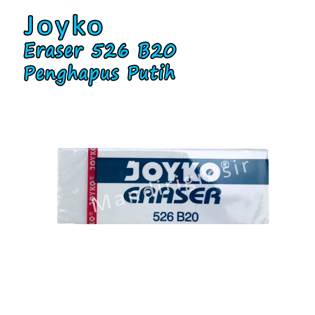 Penghapus * Joyko * warna putih * 526 B20