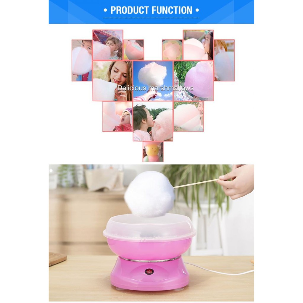 mesin pembuat gulali kembang gula permen kapas cotton candy maker