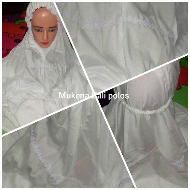 Rukuh mukena Bali polos