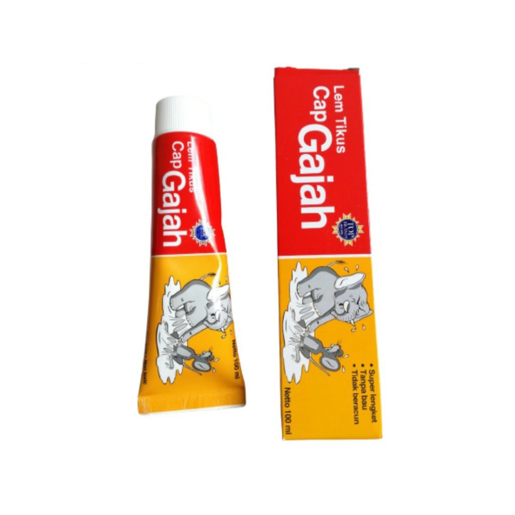 Lem Tikus Cap Gajah Odol/Tube 100 ml