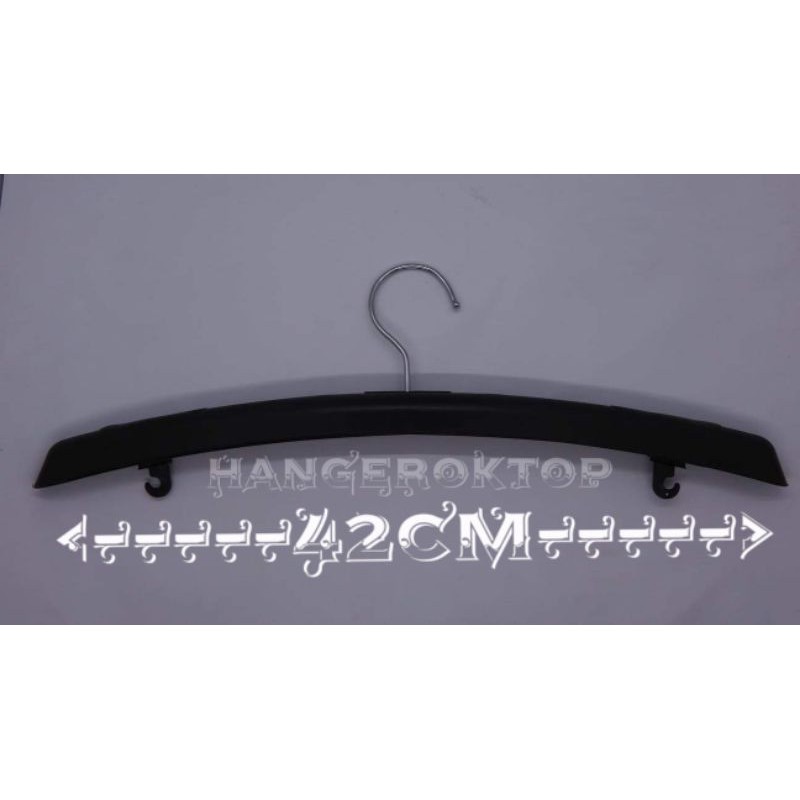 hanger 161 model lurus. (HITAM)Harga ( 1 pcs)