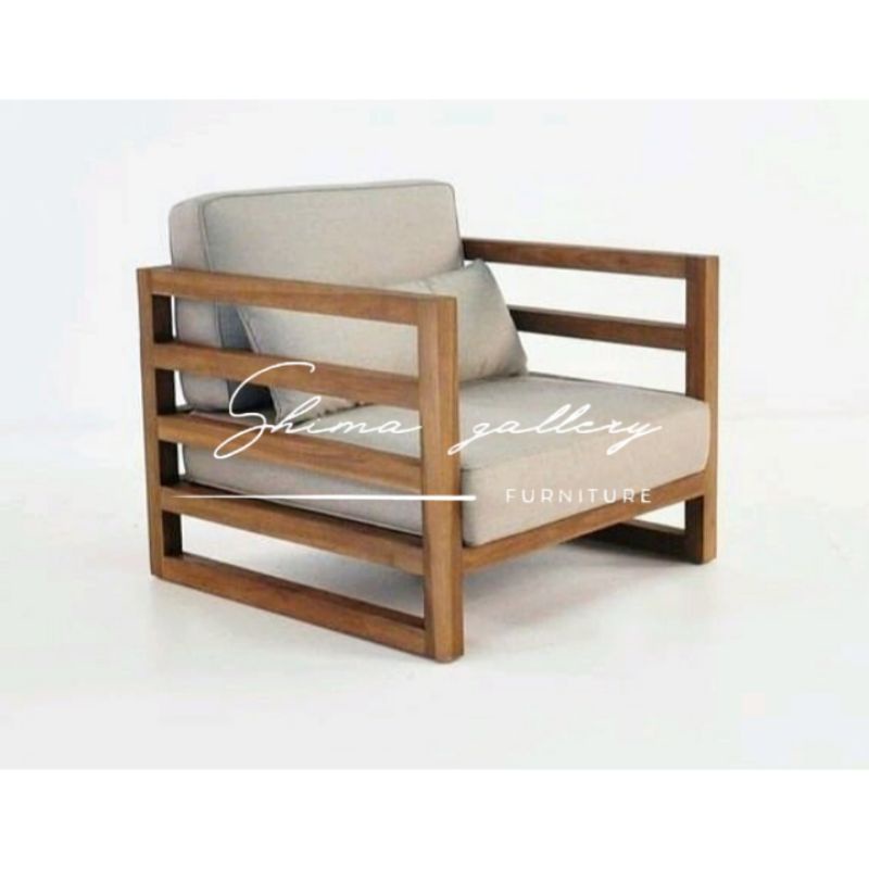 Kursi santai / Kursi minimalis / Kursi kayu jati mebel jepara