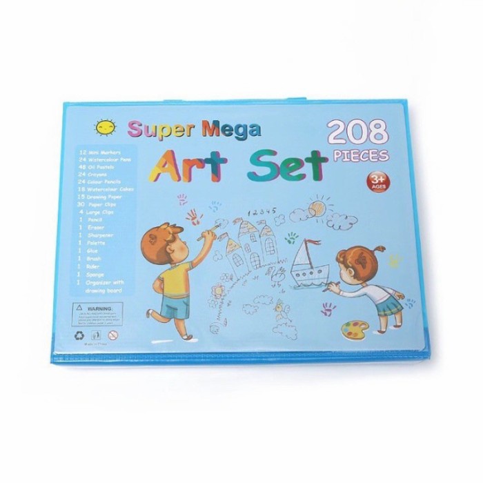 

Mudah Alat Lukis Set 208 Pcs Crayon Oil Paste Pensil Warna Pensil Sale!!!