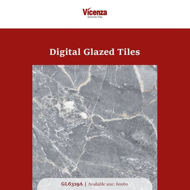 GRANIT VICENZA DIGITAL GLAZED TILES GREY