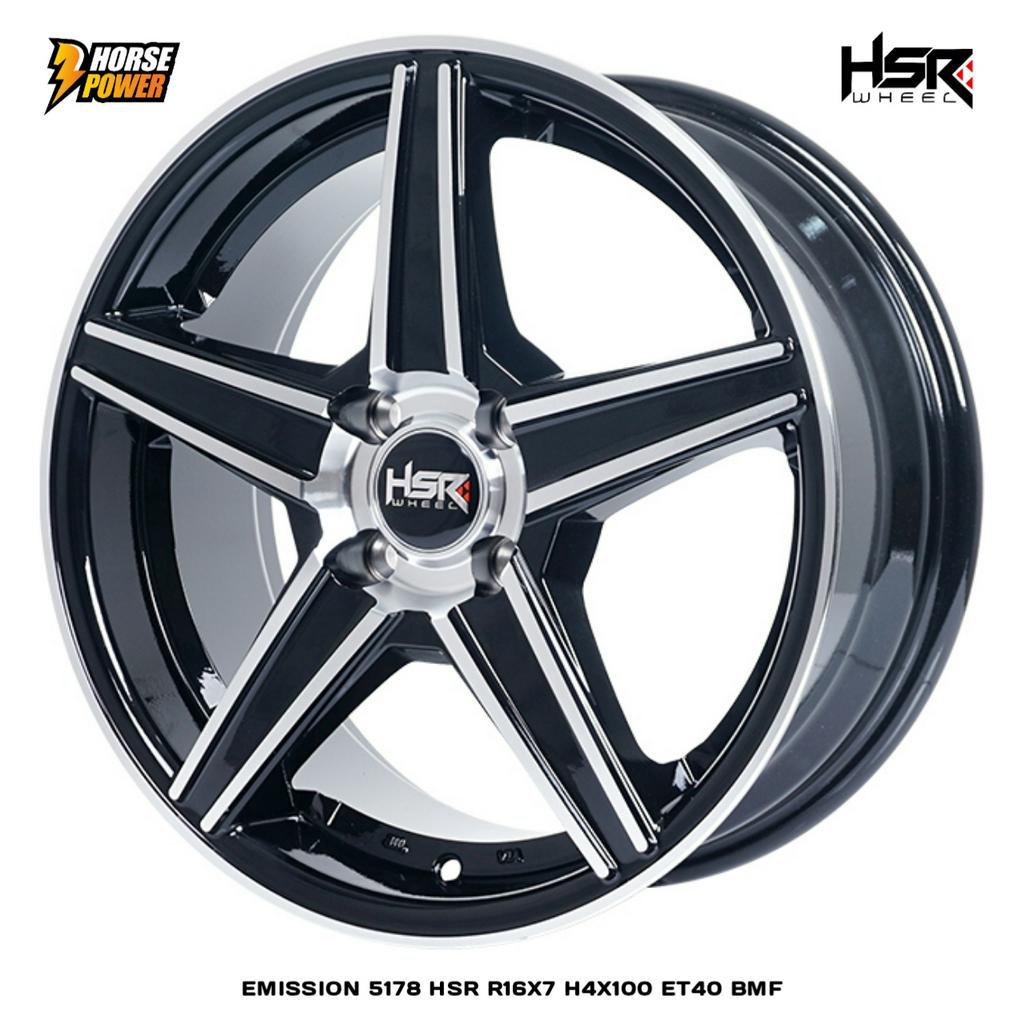 R16 HSR WHEEL - HSR EMMISION RING 16 VELG MOBIL YARIS RAIZE BALENO DLL