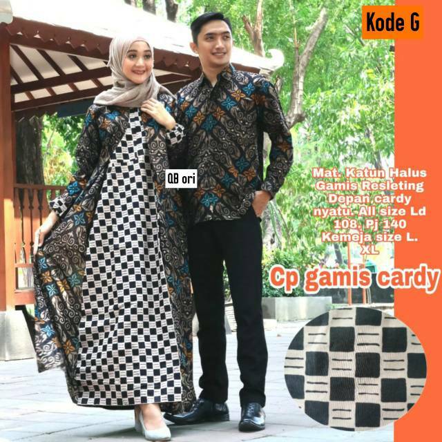 Batik Couple Sogan Sarimbit Batik