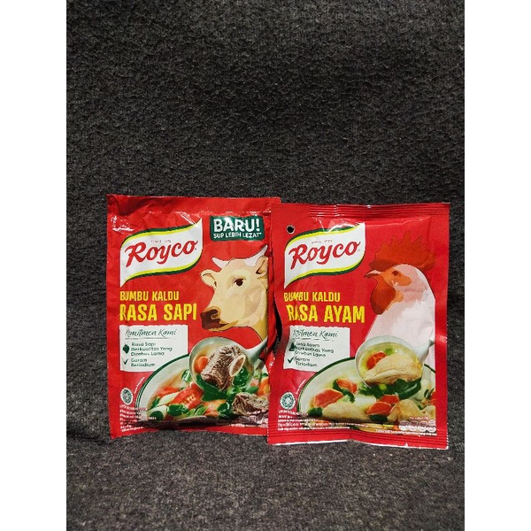 Jual Royco Ayam/Kaldu Ayam Royco/Penyedap Sapi Royco 94gr | Shopee ...