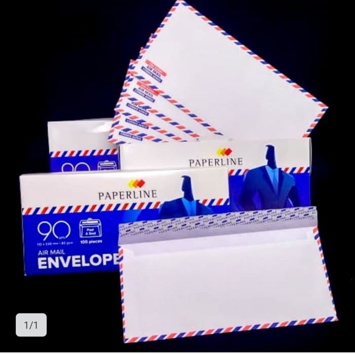 

Amplop paper line 90 DL air mail.