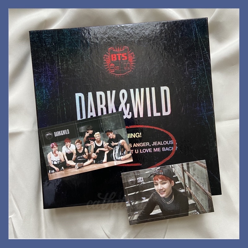 BTS Dark & Wild Dark n Wild Album Unsealed Photocard PC Suga Official