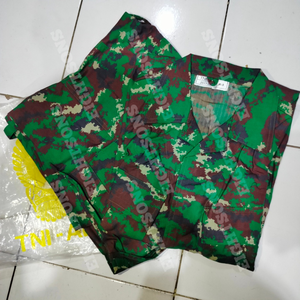 Pakaian NKRI Baju Dan Celana PDL Pt. Panca & Sritex 2022 NKRI Jatah Asli Pembagian TNI AD