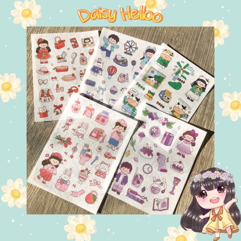

Stiker 1 lembar Aesthetic Random Warna Karakter Chibi Cute Girl Boy Kawaii Sticker Korea Lucu Tumblr Rabbit Cow Aksesoris Atk Banjar Decor Decoration Bullet Journal Bujo Diary Planner Asesoris Jurnal Stationery Murah Bjm Termurah Banjarmasin - DaisyHelloo