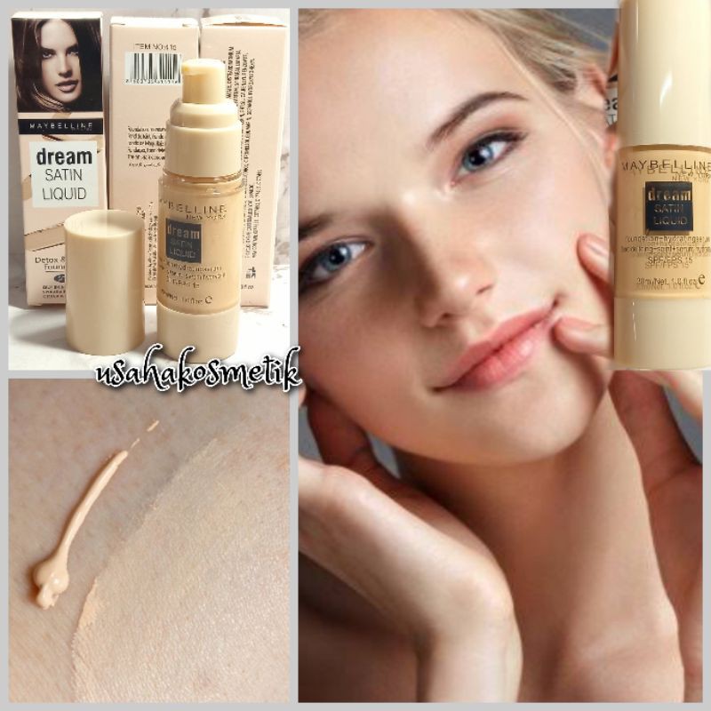 PROMO FOUNDATION MAYBELLINE DREAM SATIN LIQUID  | FIT ME SPF15 | SPF 30 30ML NO.415 | 902 | 3386 | G853331