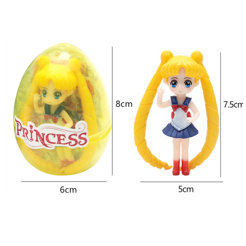 1pc Mainan Action Figure Anime Jepang Sailor Moon Usagi Tsukino Bahan PVC Untuk Hadiah Anak Perempuan