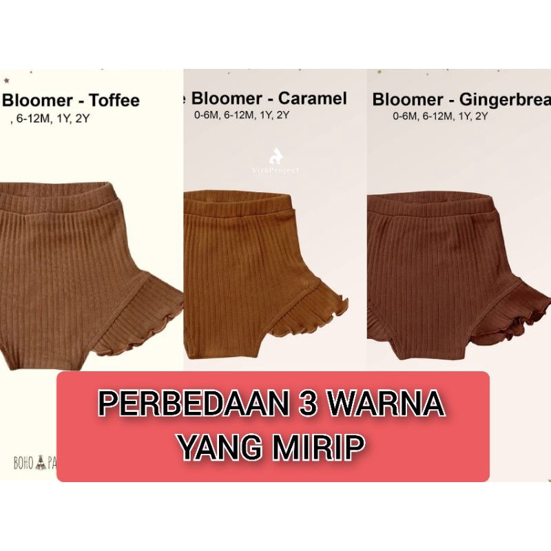 BOHOPANNA BLOOMER RUFFLE CELANA PENDEK ANAK PEREMPUAN