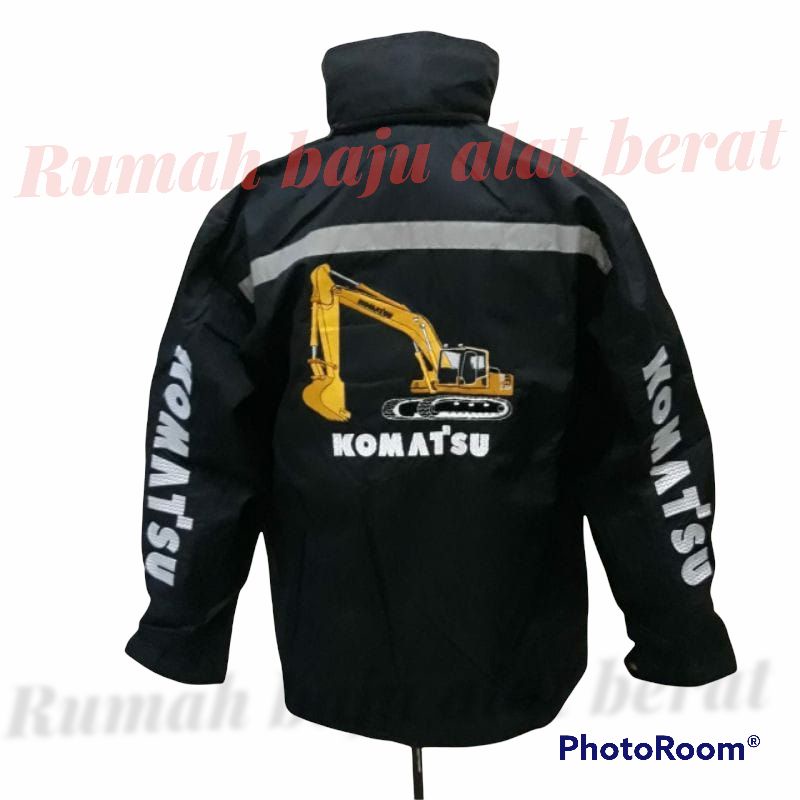 jaket komatsu / jaket komatsu parasut beco / COD jaket alat berat