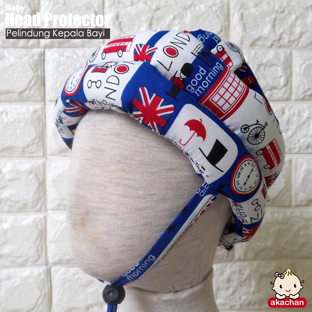 PELINDUNG KEPALA BAYI - Baby Head Protector Bahan Kain Empuk Helm Pelindung Kepala Akachan