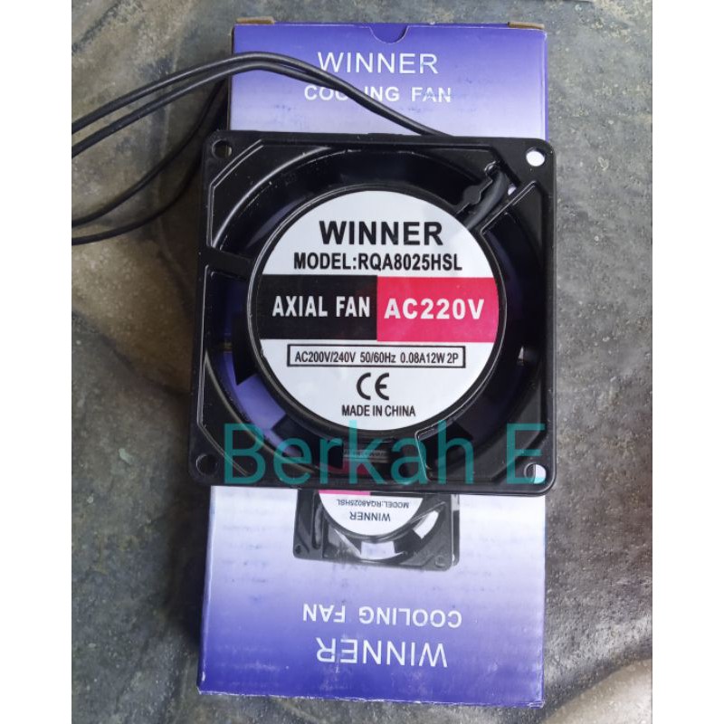 Cooling fan WINNER 8cm x 8cm Bahan Besi